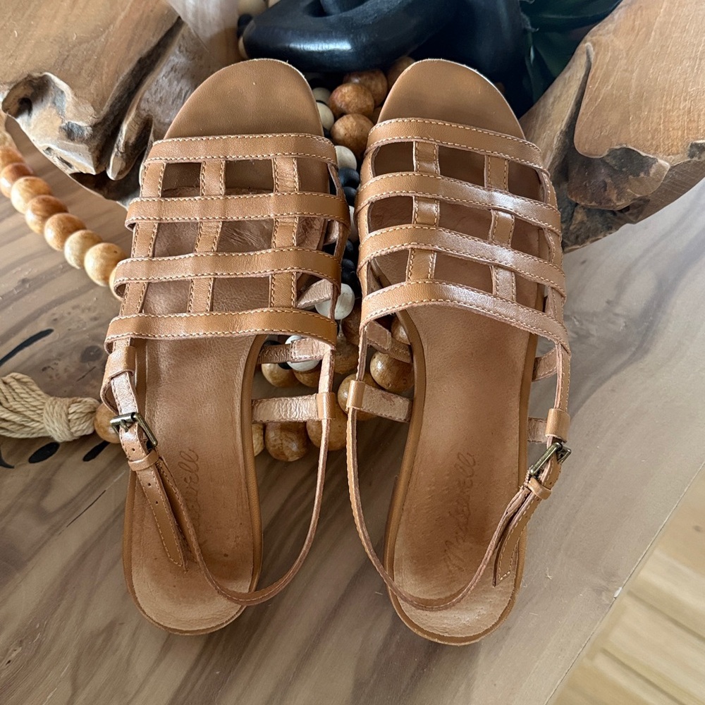 Madewell Cage Leather Sandal